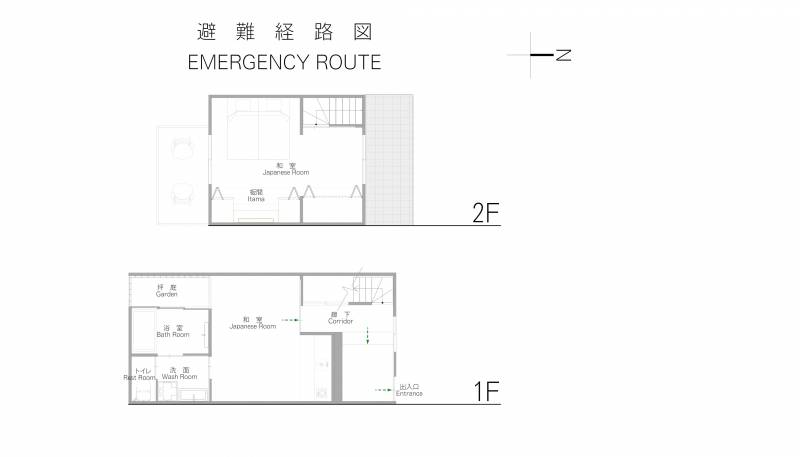 寝室は2階となります