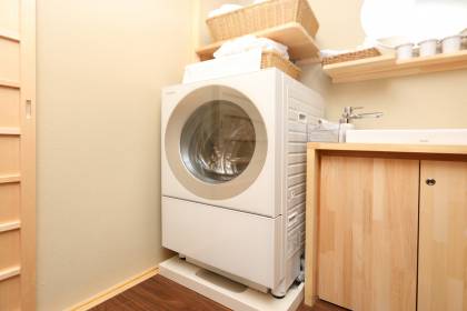 Washing machine with dryer