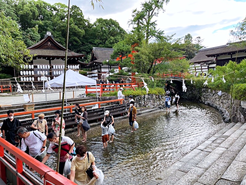 Walking around Kyoto (Mitarashi festival @ Shimogamo Shrine)