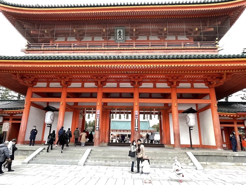 京都散策（元旦日的平安神宮・八坂神社）