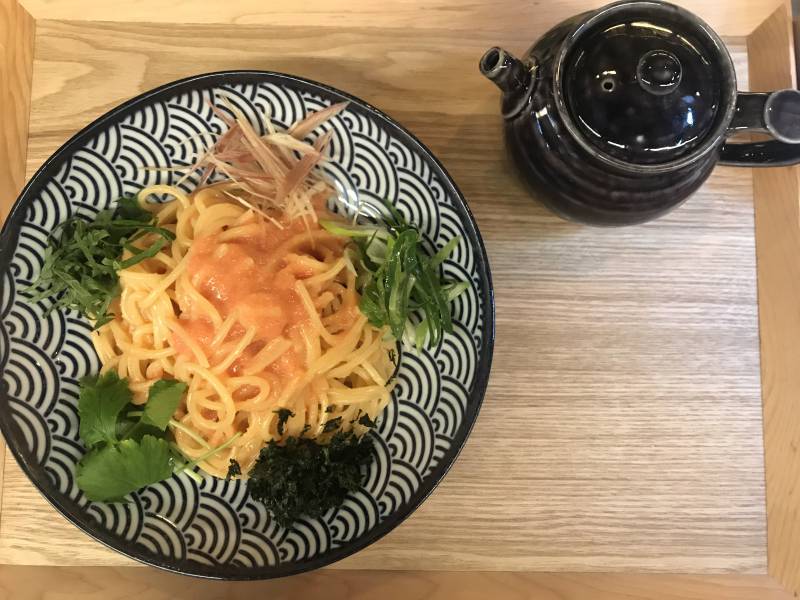 もちもち生麺　お出汁明太子スパゲッティー