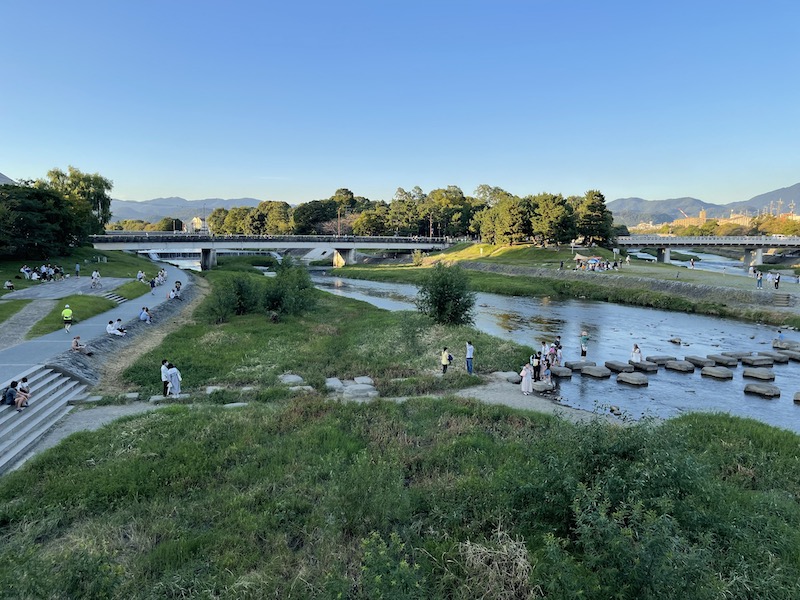 Walking around Kyoto (Kamogawa Delta)