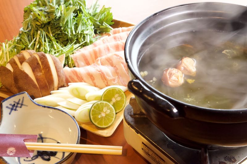 The Kyotamba Kogen pork summer Harihari-nabe